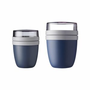 Mepal Lunchpot mini + regular Ellipse 2er Set dunkelblau