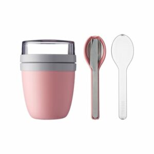 Mepal Lunchpot mit Besteckset Ellipse 500 + 200 ml 4er Set pink