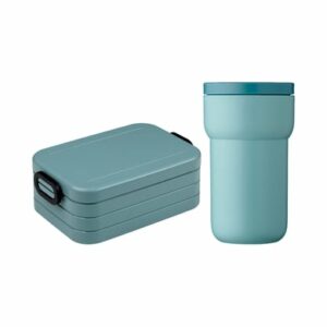 Mepal Lunchset Kaffee Ellipse + TAB grün