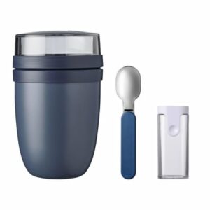 Mepal Thermo-Lunchpot + Faltbarer Löffel Ellipse 500 + 200 ml blau