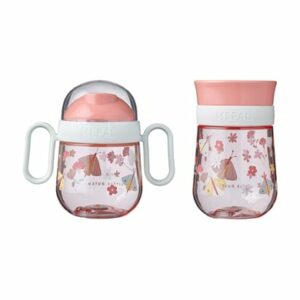 Mepal Trinklernbecher Mio 200 & 300 ml 2er Set rosa