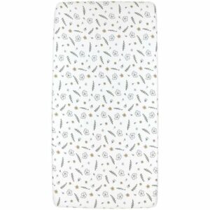 Meyco Jersey Spannbettlaken Wiege Floral 40 x 80/90 cm