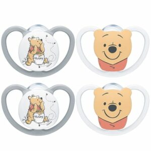 NUK Schnuller Space Disney Winnie The Pooh Gr.1 im Viererpack