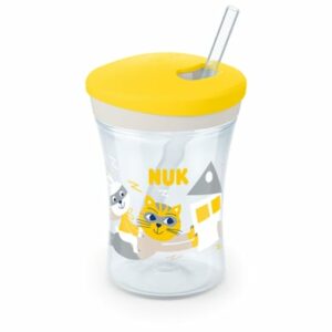 NUK Trinklernbecher Action Cup weicher Trinkhalm