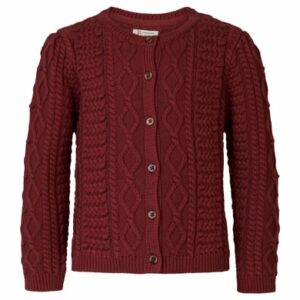 Noppies Strickjacke Apache Oxblood Red