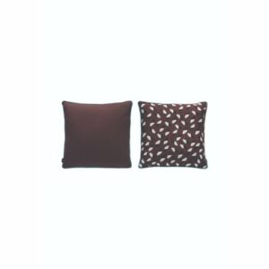 OYOY Kissen Paint Cushion bordeaux