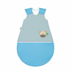 Odenwälder Jersey-Schlafsack mucki AIR color-blocking sky blue