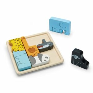 PlanToys Rahmenpuzzle Tiere