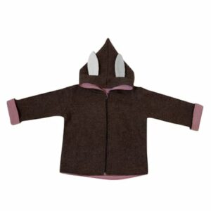 Räuber&Komplizen Walkjacke Reh braun/rosa