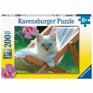 Ravensburger Puzzle XXL 100 Teile - Weißes Kätzchen