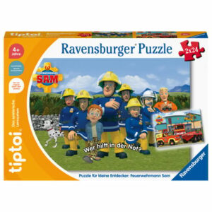 Ravensburger tiptoi® Puzzle für kleine Entdecker: Feuerwehrmann Sam