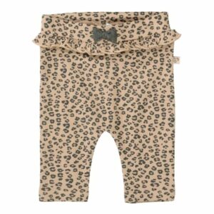 STACCATO Leggings soft camel gemustert