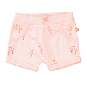 STACCATO Shorts soft peach gemustert