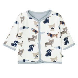 STACCATO Wendejacke offwhite dog gemustert