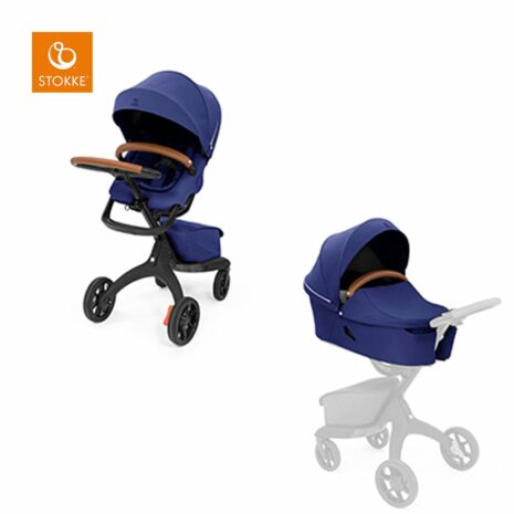 STOKKE® Kinderwagen Xplory® X inklusive Tragewanne Royal Blue