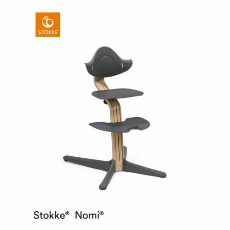 STOKKE® Nomi® Hochstuhl Eiche / anthrazit