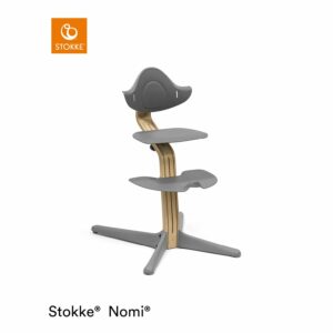 STOKKE® Nomi® Hochstuhl Eiche natur / grau