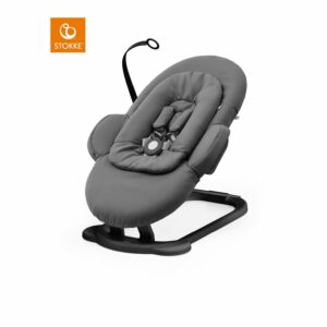 STOKKE® Steps™ Babywippe Herringbone Grey / Black Chassis