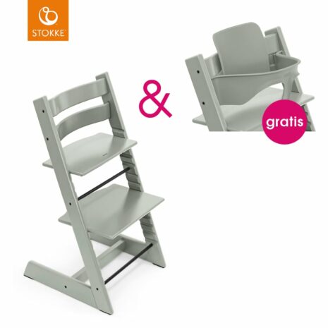 STOKKE® Tripp Trapp® Hochstuhl Glacier Green + gratis Baby Set