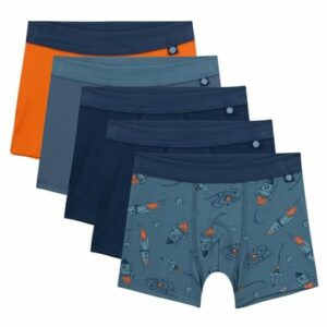 Sanetta Boxershort Blau/Orange