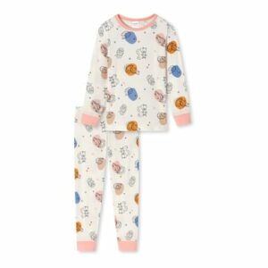 Schiesser Pyjama Natural Love off-white