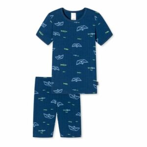 Schiesser Shorty Boys World blau