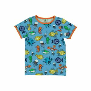 Smafolk T-Shirt Fish blue grotto