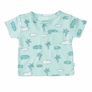 Staccato T-Shirt pastel mint gemustert