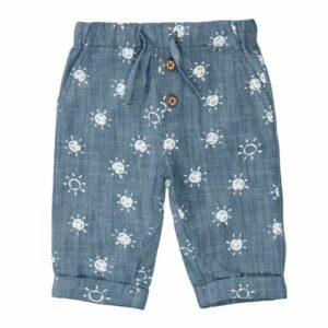 Staccato Webhose blue denim gemustert