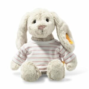 Steiff Hase Hoppie hellgrau mit T-Shirt