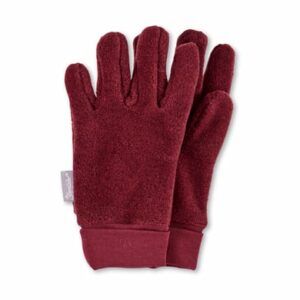 Sterntaler Fingerhandschuh Microfleece dunkelrot mel.