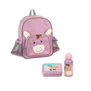 Sterntaler Kinder Rucksack 3er Set lila