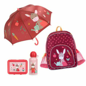 Sterntaler Kinder Rucksackset 4er Set dunkelrot