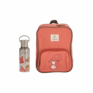 Sterntaler Rucksack & Flasche Stay true to nature 2er Set rot