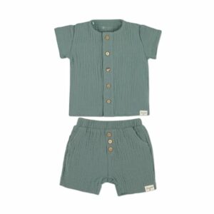 Sterntaler Set Shirt mit kurzer Hose dunkelgrün