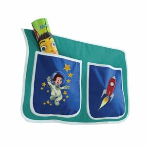 TICAA Kinder Bett-Tasche für Hochbett und Etagenbett Astronaut