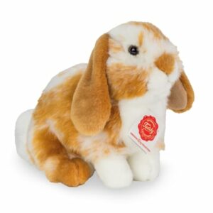 Teddy HERMANN® Hase sitzend hellbraun/weiß gescheckt 20 cm