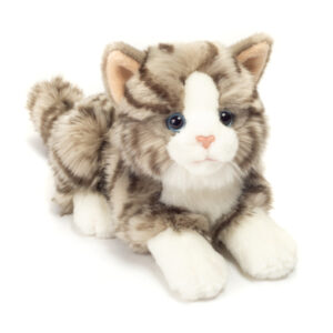 Teddy HERMANN® Katze liegend grau