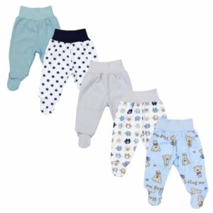 TupTam Baby Hose mit Fuß 5er Pack blau