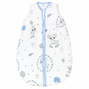 TupTam Baby Schlafsack Wattiert ohne Ärmel white denim