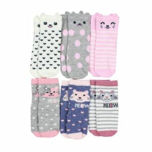 TupTam Kinder Socken Mädchen Jungen Bunt Gemustert 6er Pack rosa