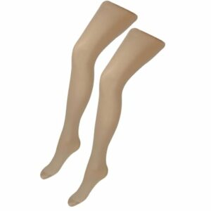 TupTam Mädchen Feinstrumpfhose Microfaser 40 DEN 2er Pack beige