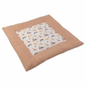 Ullenboom Krabbeldecke Waffelpique Motiv Sand Savanne 100x100 cm