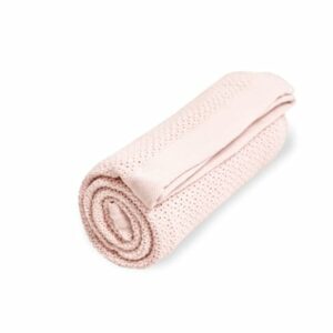 VINTER&BLOOM Kuscheldecke Soft Grid Baby Pink