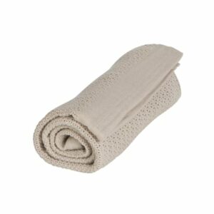 VINTER&BLOOM Kuscheldecke Soft Grid Golden Sand