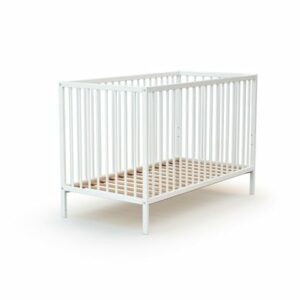 WEBABY Duo Babybett weiß 60 x 120 cm