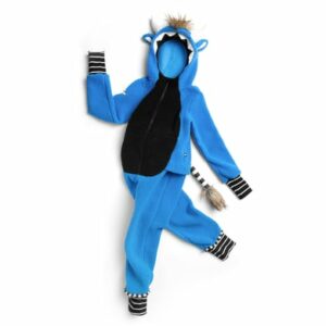 WeeDo Teddy Fleece Overall WILD THING Fleece Funwear blue