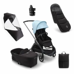 bugaboo Kinderwagen Dragonfly Complete Graphite/Midnight Black/Skyline Blue