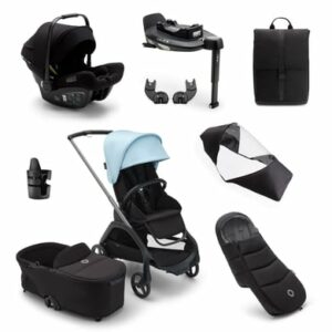 bugaboo Kinderwagen Dragonfly Complete Graphite/Midnight black/Skyline Blue