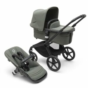 bugaboo Kinderwagen Fox 5 mit Liegewanne und Sitz Black/Forest Green